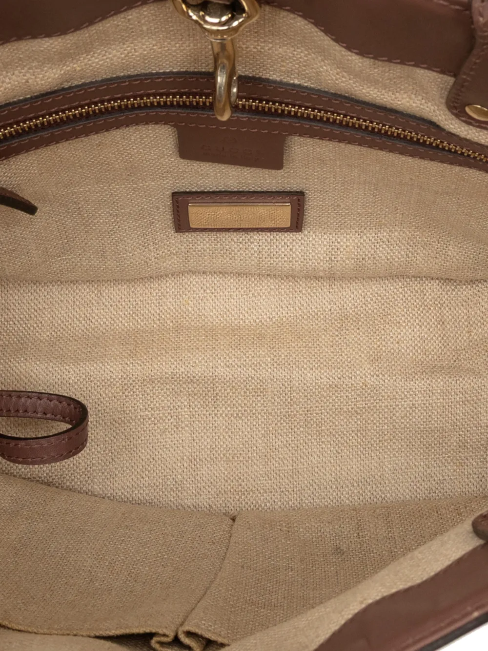 Gucci Pre-Owned 2000-2015 スモール キャンバス ロゴ クラフト トート