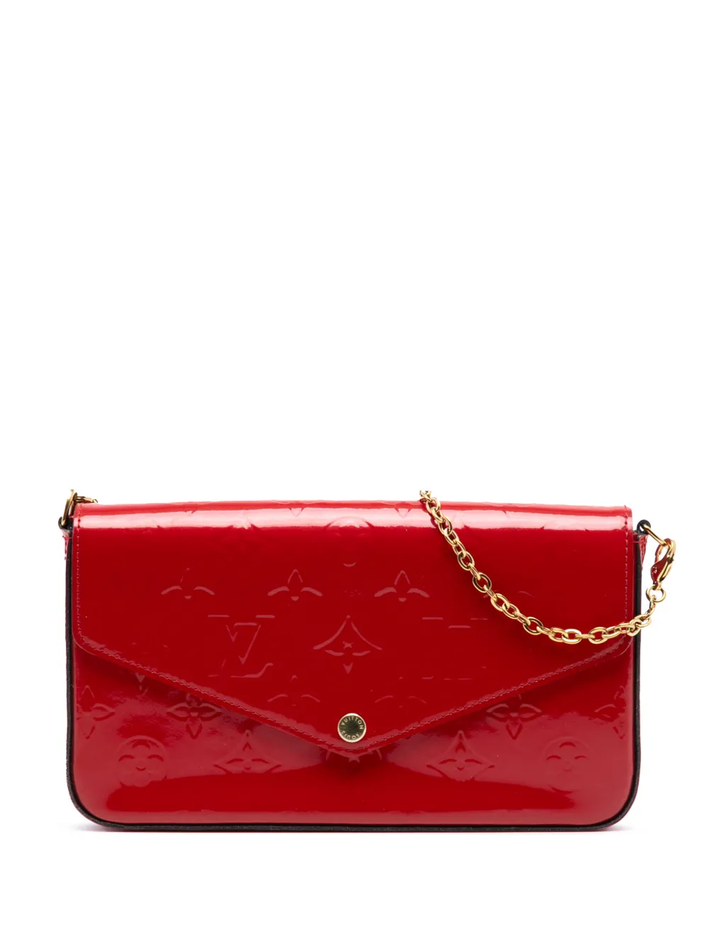 Louis Vuitton Pre-Owned 2016 Monogram Vernis Pochette Felicie crossbody bag - Rosso