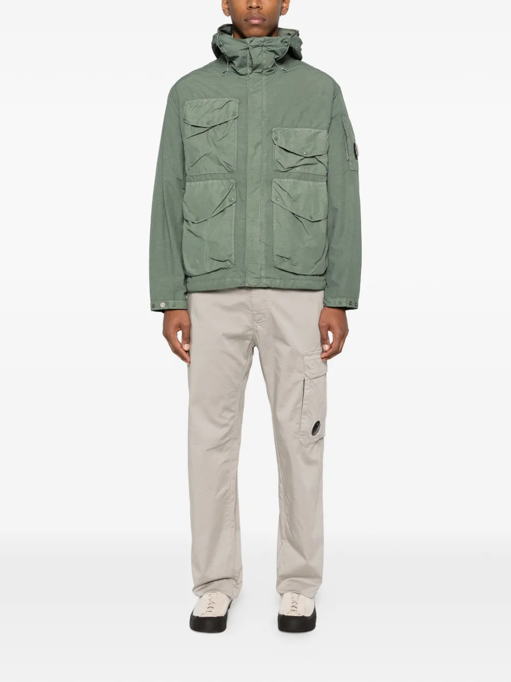 C.P. Company Jack met capuchon Groen