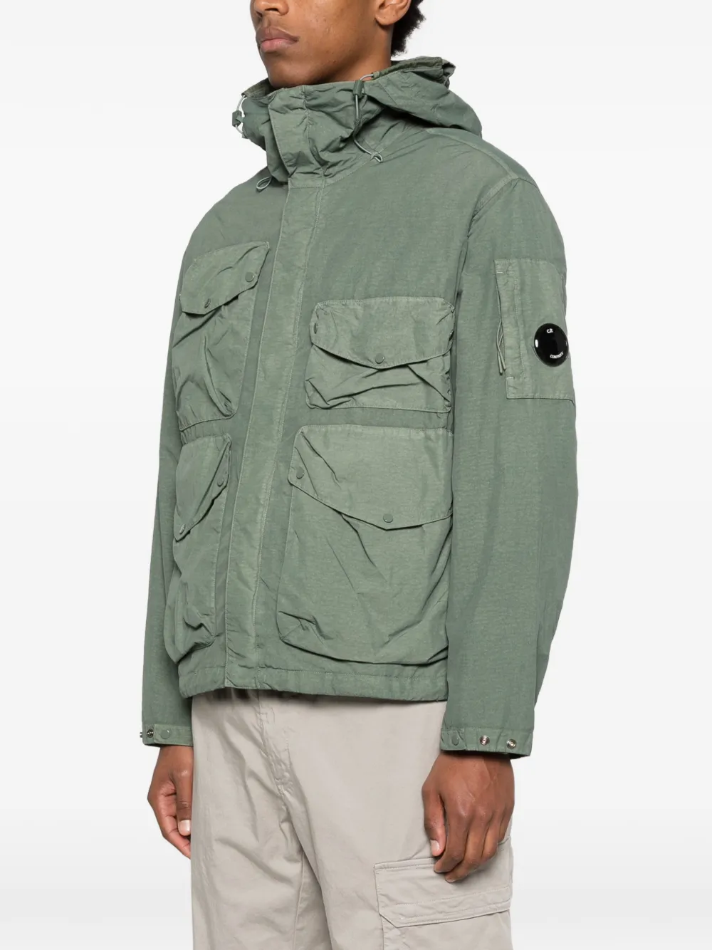 C.P. Company Jack met capuchon Groen