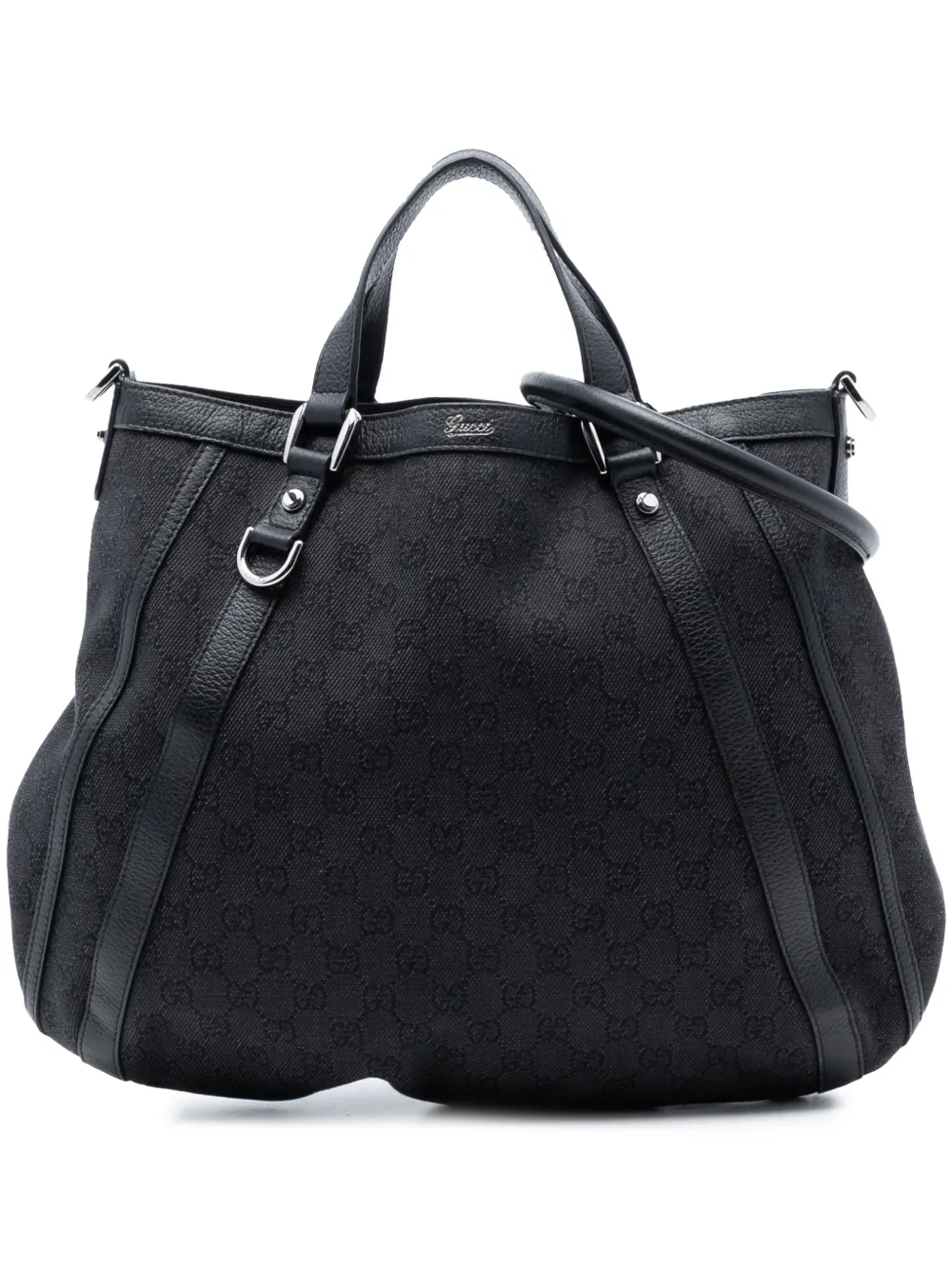 Gucci Pre-Owned Borsa tote GG Abbey D-Ring convertibile 2016-2025 - Nero