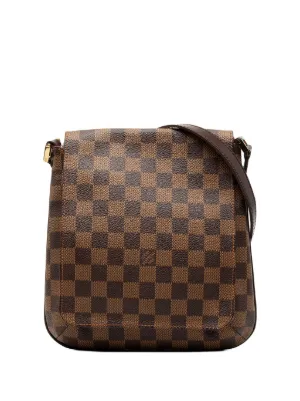 Louis Vuitton Pre-Owned 2006 Damier Ebene Drouot Crossbody Bag