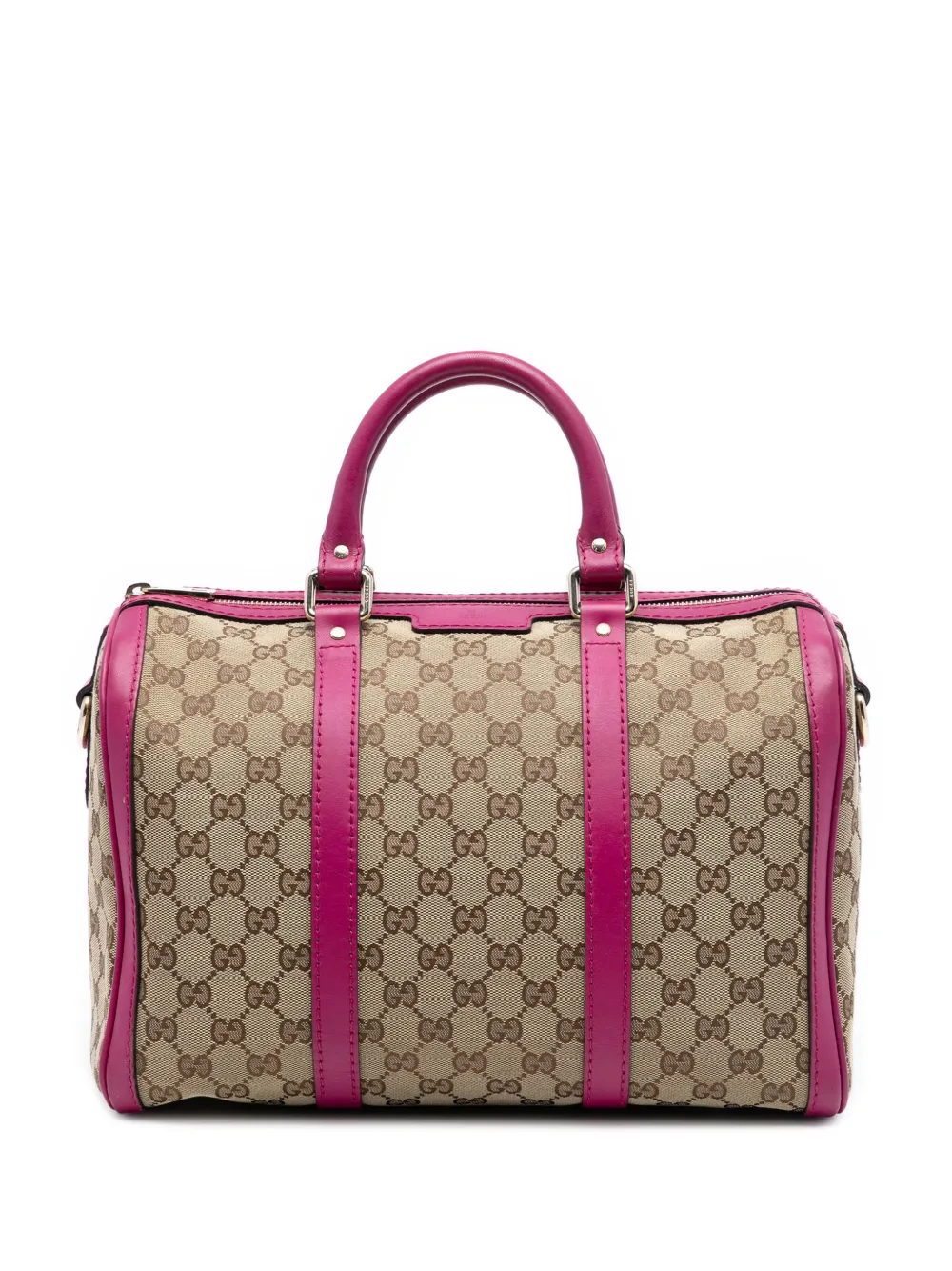 Gucci Pre-Owned 2016-2025 Medium GG Canvas Joy Boston Bag satchel - Marrone