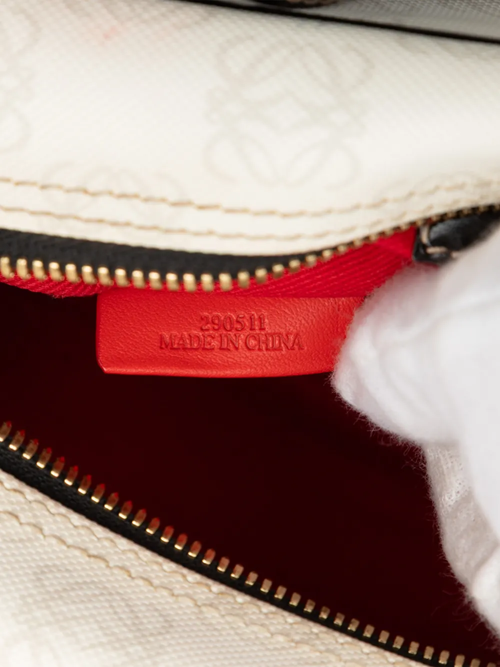 2005 Anagram Coated Canvas Handbag