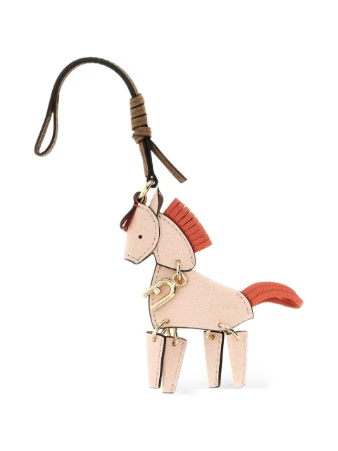 Furla Allegra leather keyring