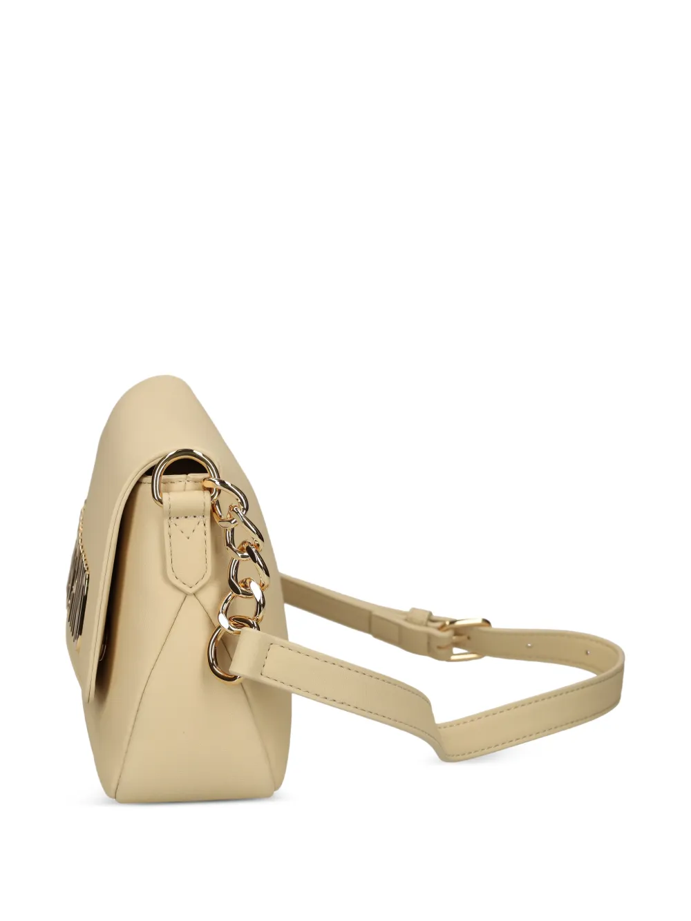 Love Moschino Crossbodytas met logopatch Beige