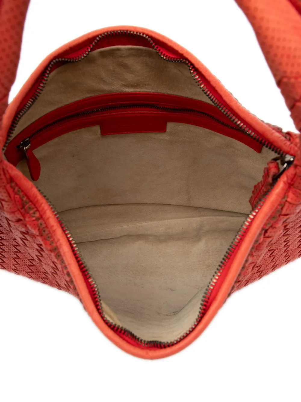 2012-2026 Small Perforated Nappa Intrecciato Veneta Hobo Bag