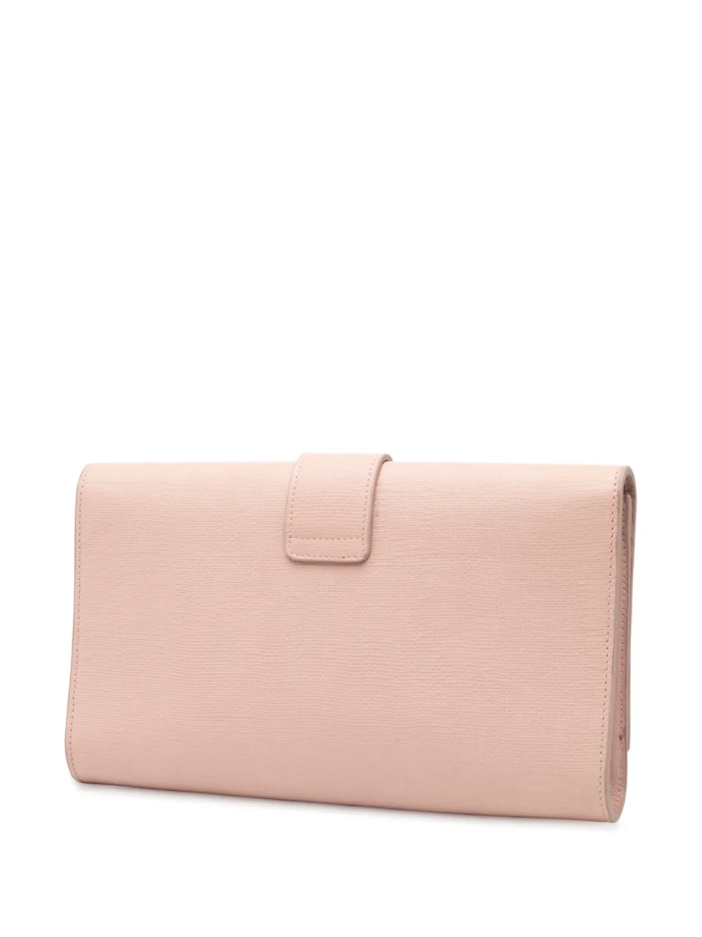 2013-2025 Textured Leather Chyc Ligne Clutch Bag