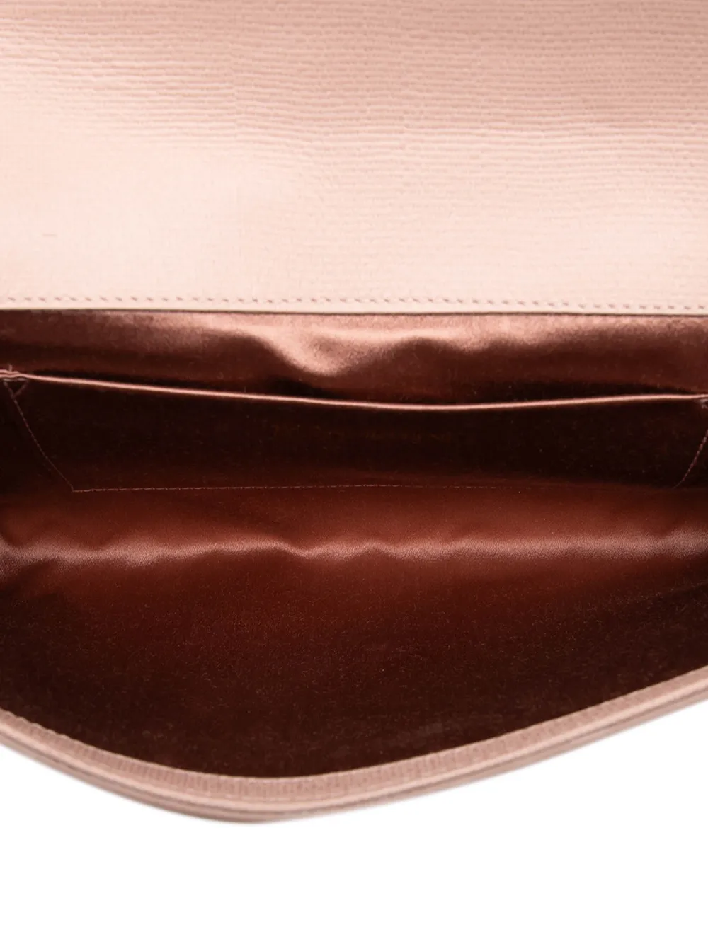 2013-2025 Textured Leather Chyc Ligne Clutch Bag