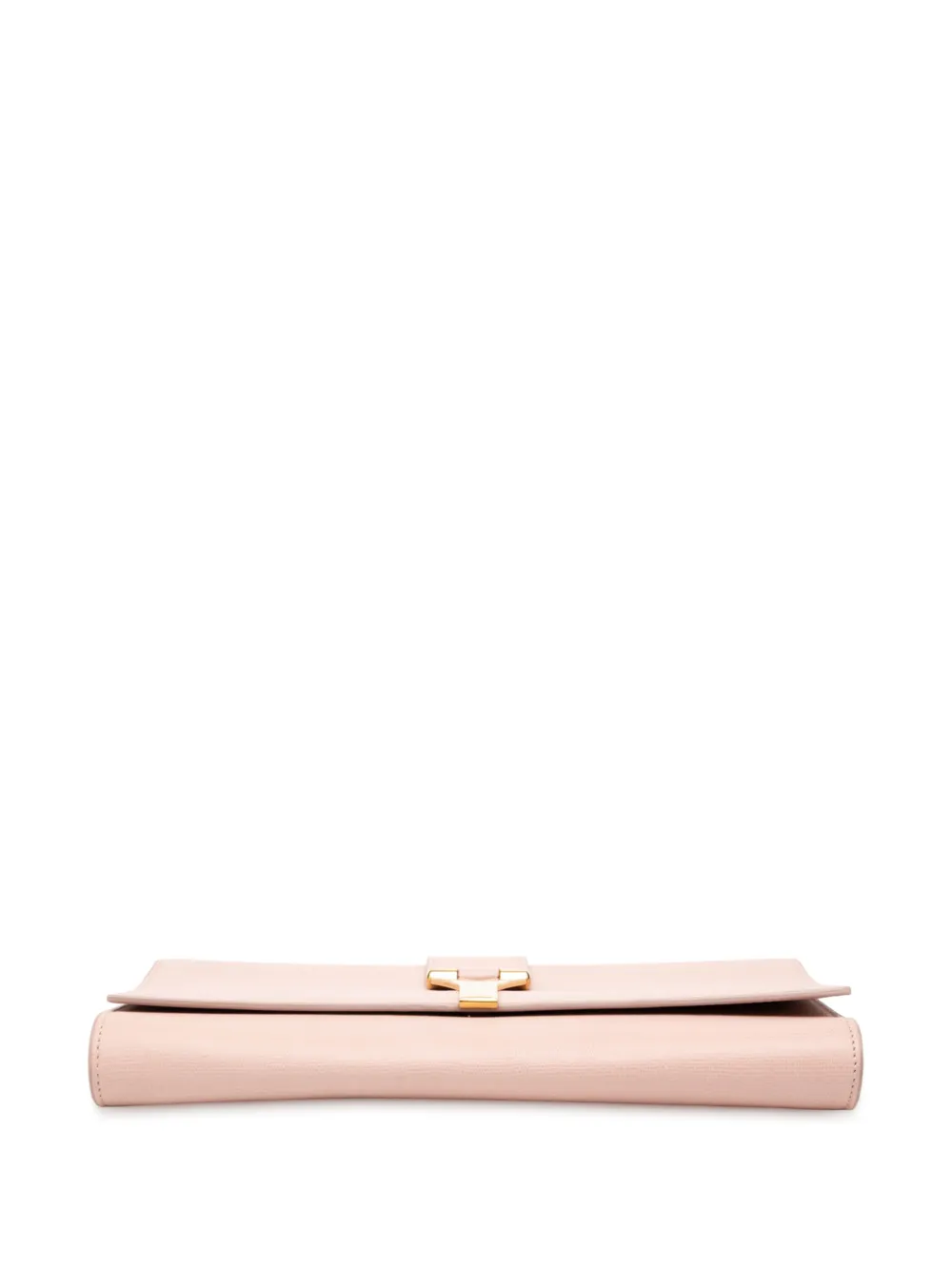 2013-2025 Textured Leather Chyc Ligne Clutch Bag