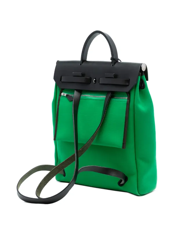 Hermès Pre-Owned 2019 Toile Herbag A Dos Zip Retourne  display picture 2