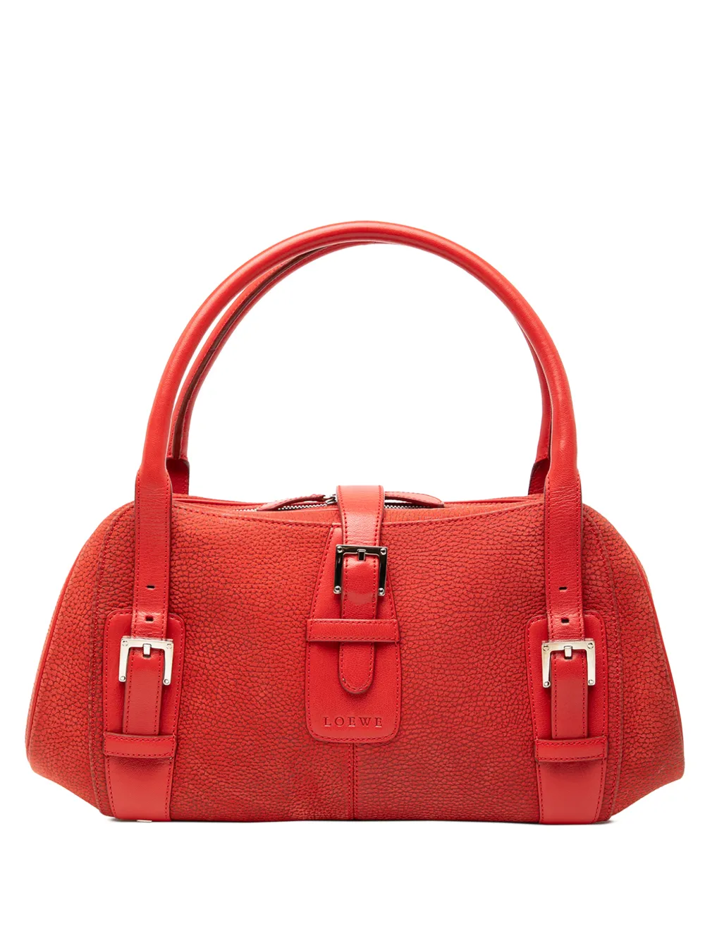 Loewe Pre-Owned 2004 Nubuck Senda handbag - Rosso