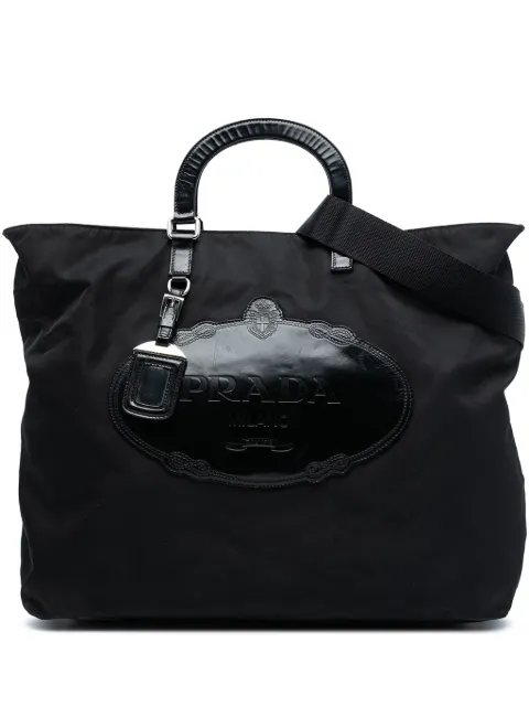 Prada Pre-Owned 2000-2013 Tessuto Canapa Logo satchel