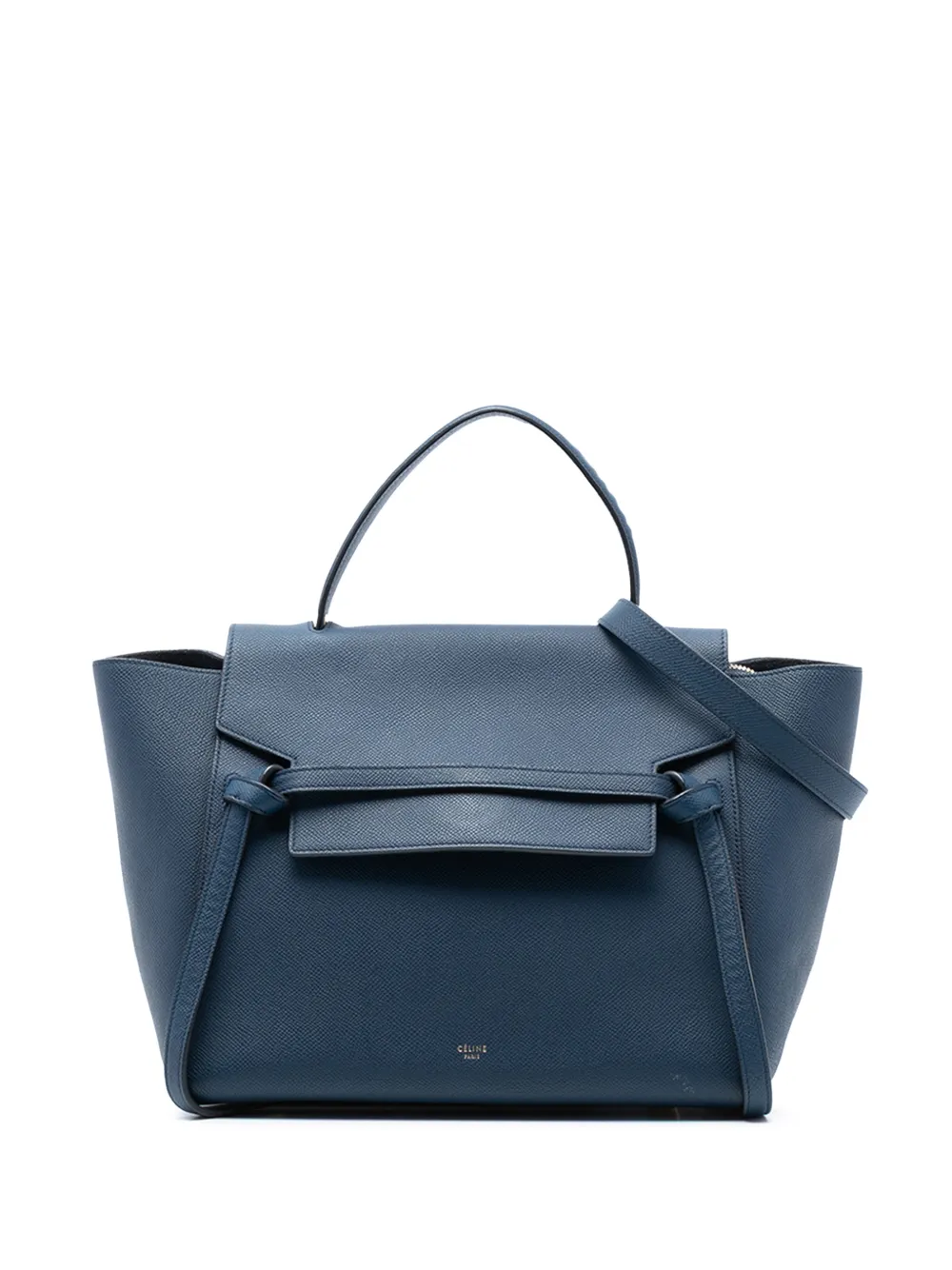 Celine Pre-Owned 2015 Mini Grained Calfskin Belt Bag satchel - Blu