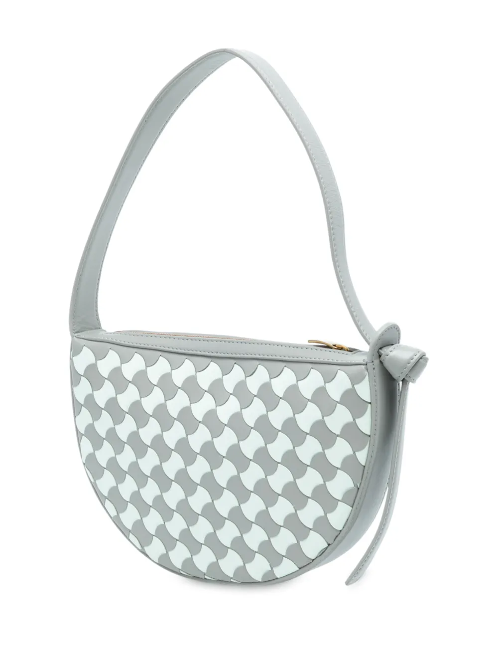2012-2025 Mini Leather Intrecciato Sunrise Hobo Shoulder Bag