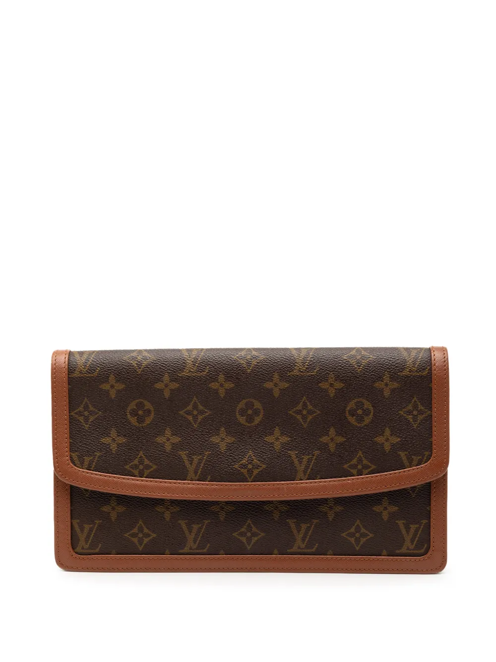 Louis Vuitton Pre-Owned 1992 Monogram Pochette Dame GM clutch bag - Marrone