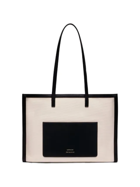 LouLou de Saison leather trim patch pocket shoulder bag