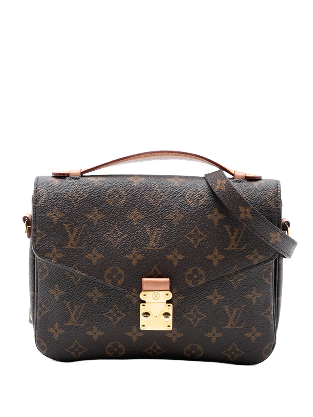 Louis Vuitton Pre-Owned 2019 Monogram Pochette Metis satchel - Marrone