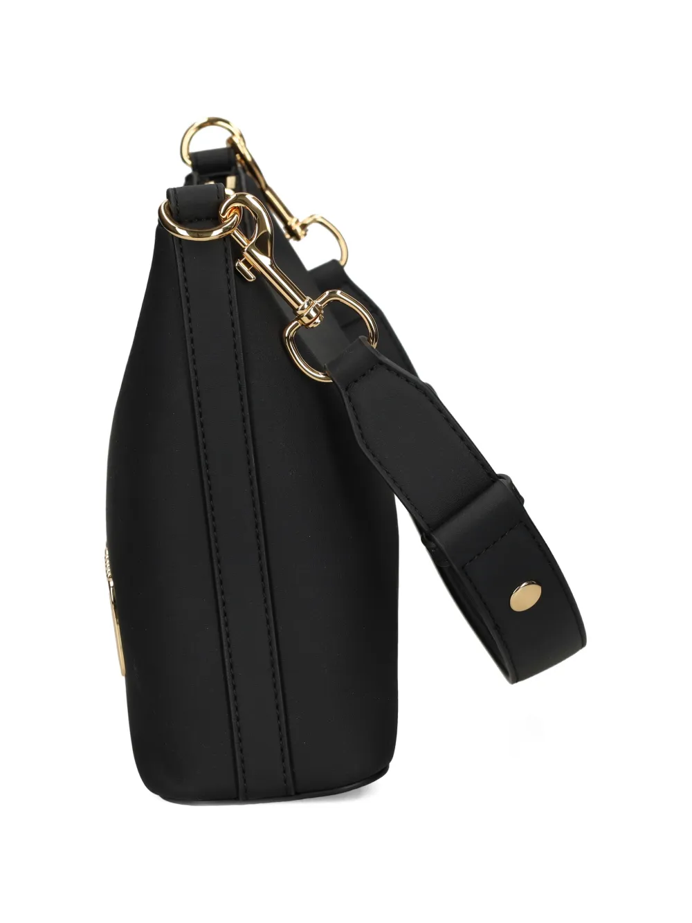 Love Moschino Schoudertas met logo Zwart