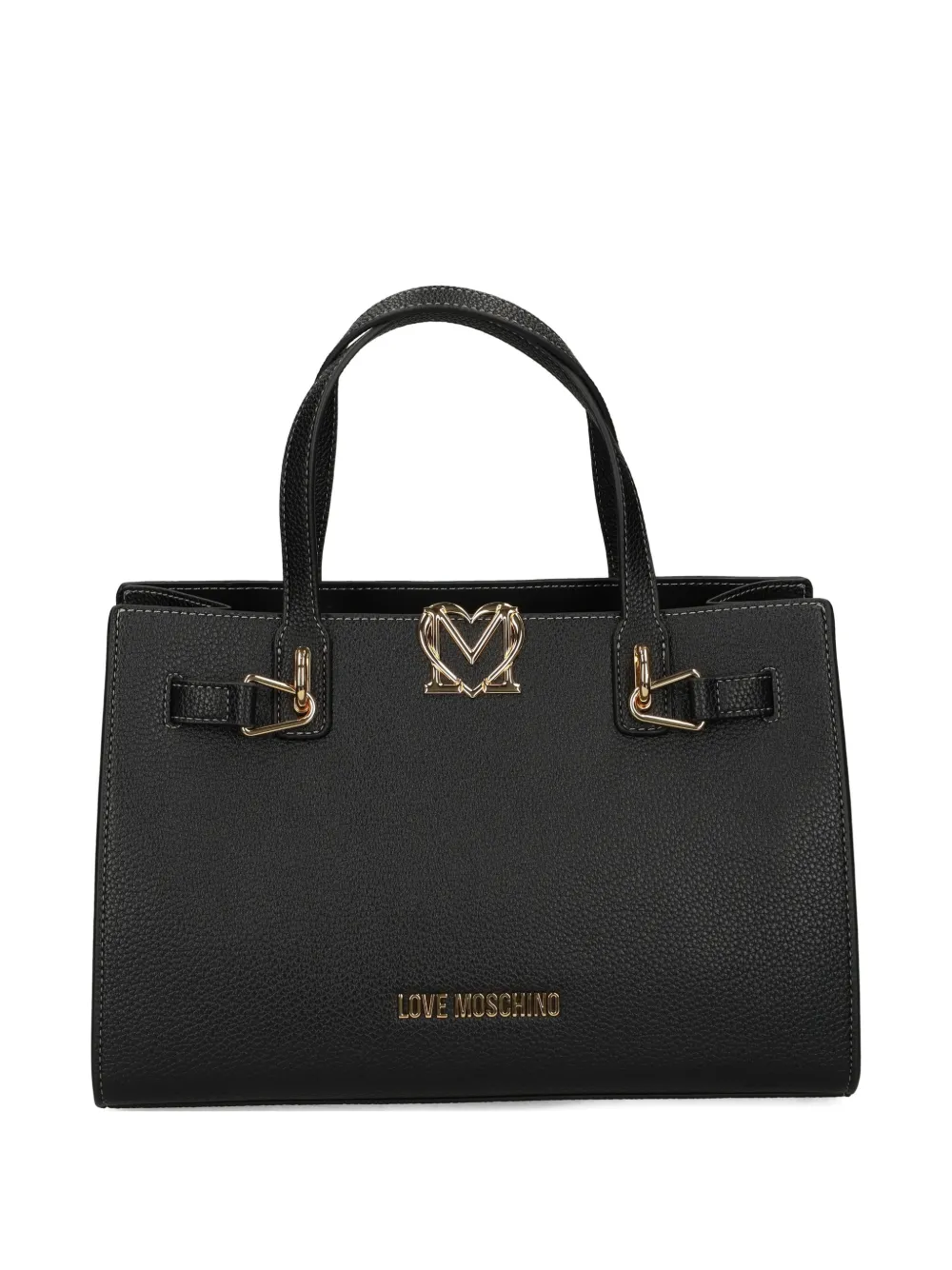 Love Moschino heart-embellishment tote bag - Nero