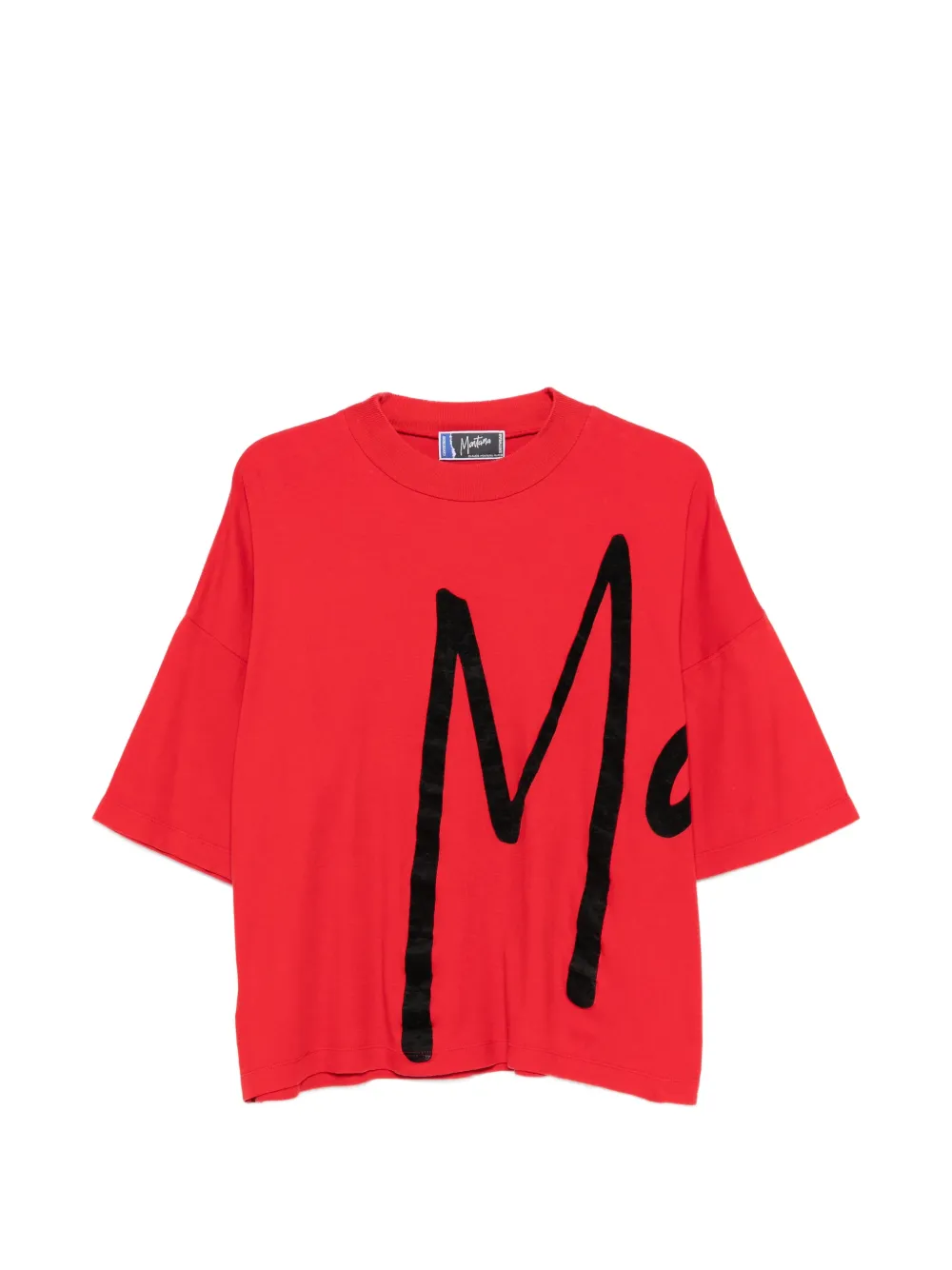 Claude Montana Pre-Owned logo t shirt - Rosso