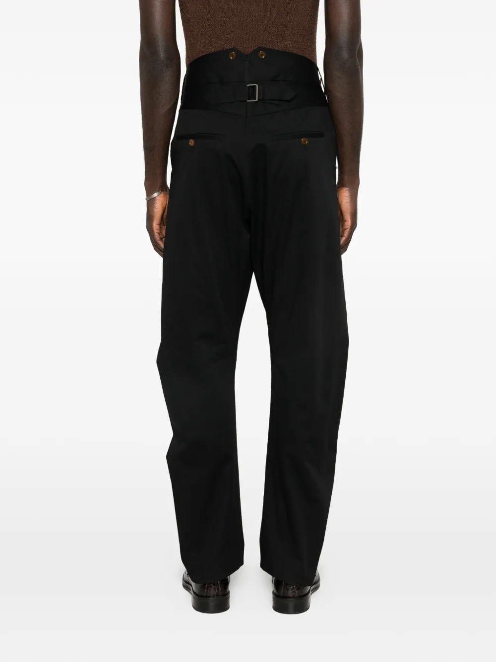 Vivienne Westwood Broek met gesp Zwart