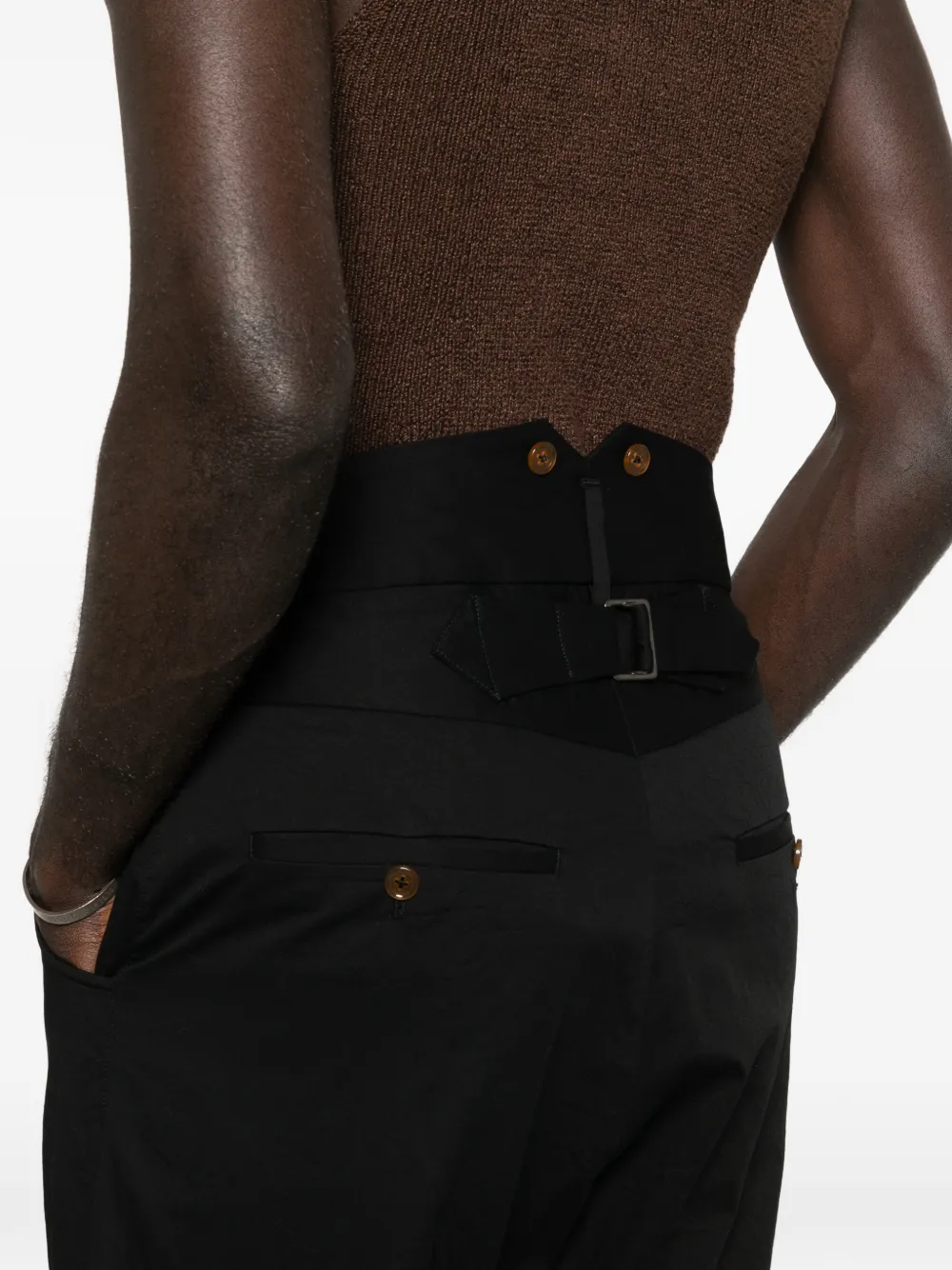 Vivienne Westwood Broek met gesp Zwart