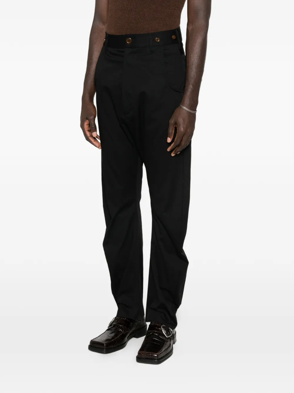 Vivienne Westwood Broek met gesp Zwart
