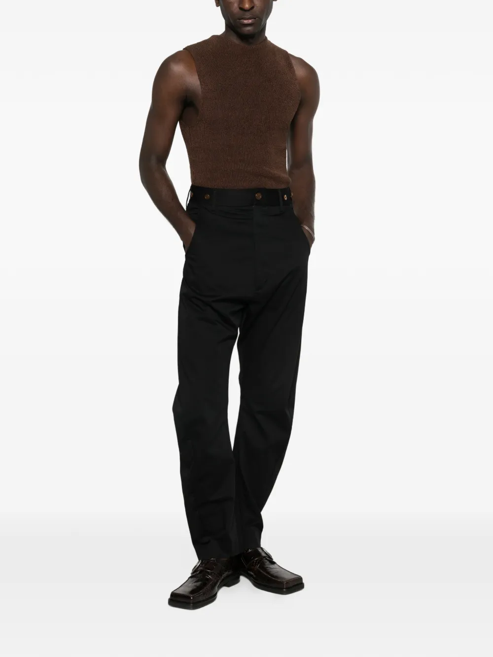 Vivienne Westwood Broek met gesp Zwart