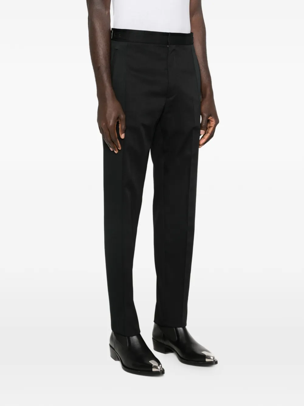 Vivienne Westwood Pantalon met gespsluiting Zwart