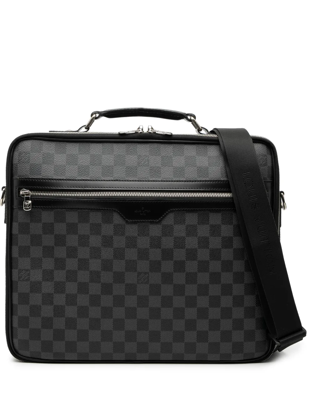 Louis Vuitton Pre-Owned 2009 Damier Graphite Steve business bag - Nero