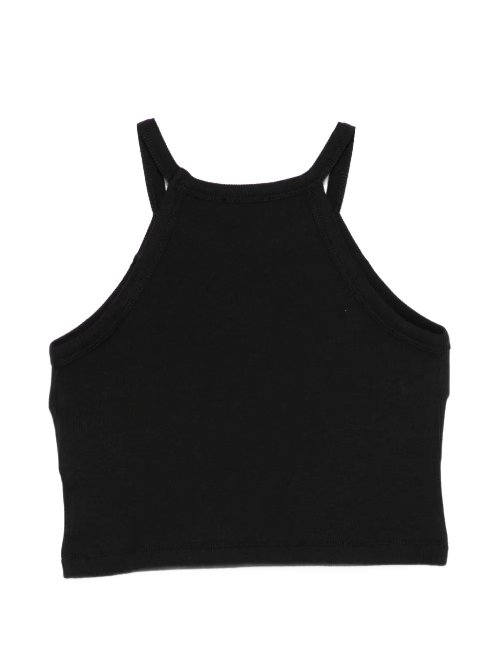 Moschino Kids Top met logodetail Zwart