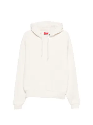 Oakley logo-print Hoodie | White | FARFETCH