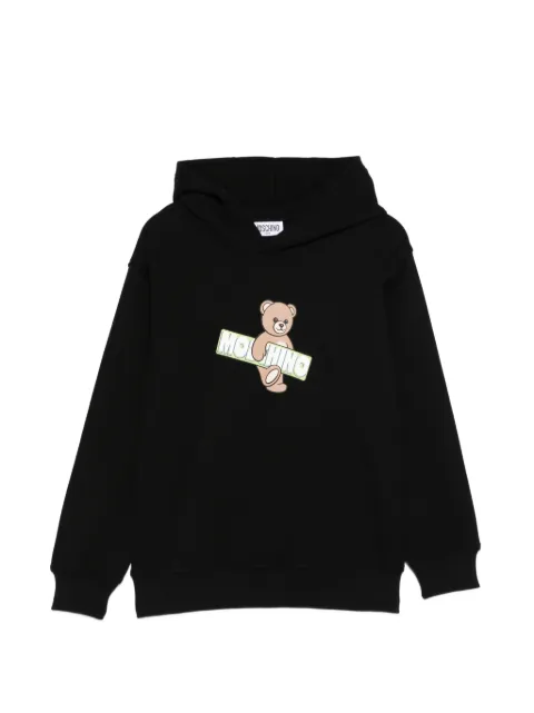 Moschino Kids logo-print hoodie