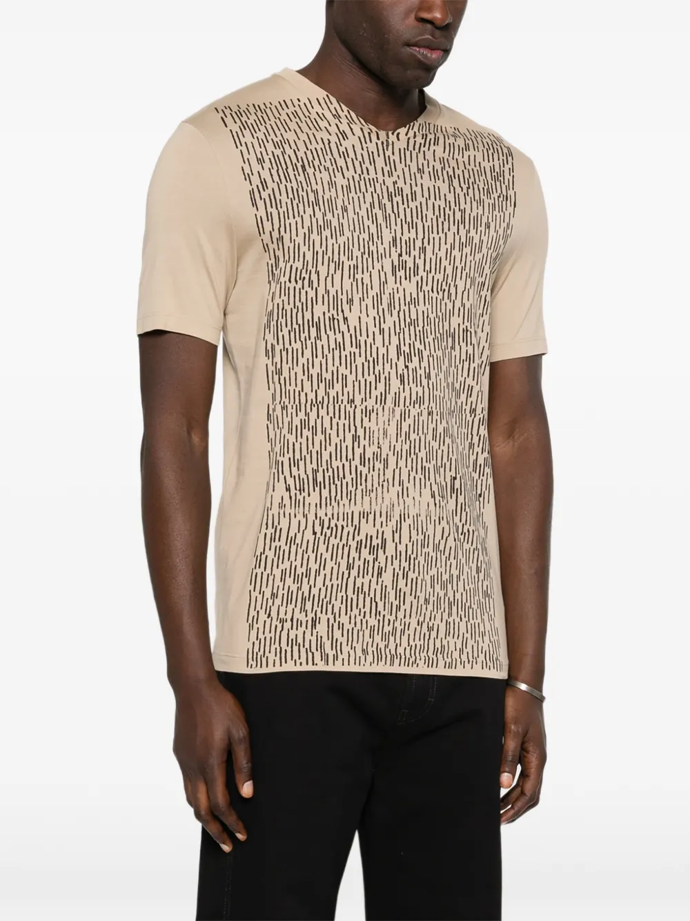  Helmut Lang Pre-owned Printed T Shirt - Neutrals 