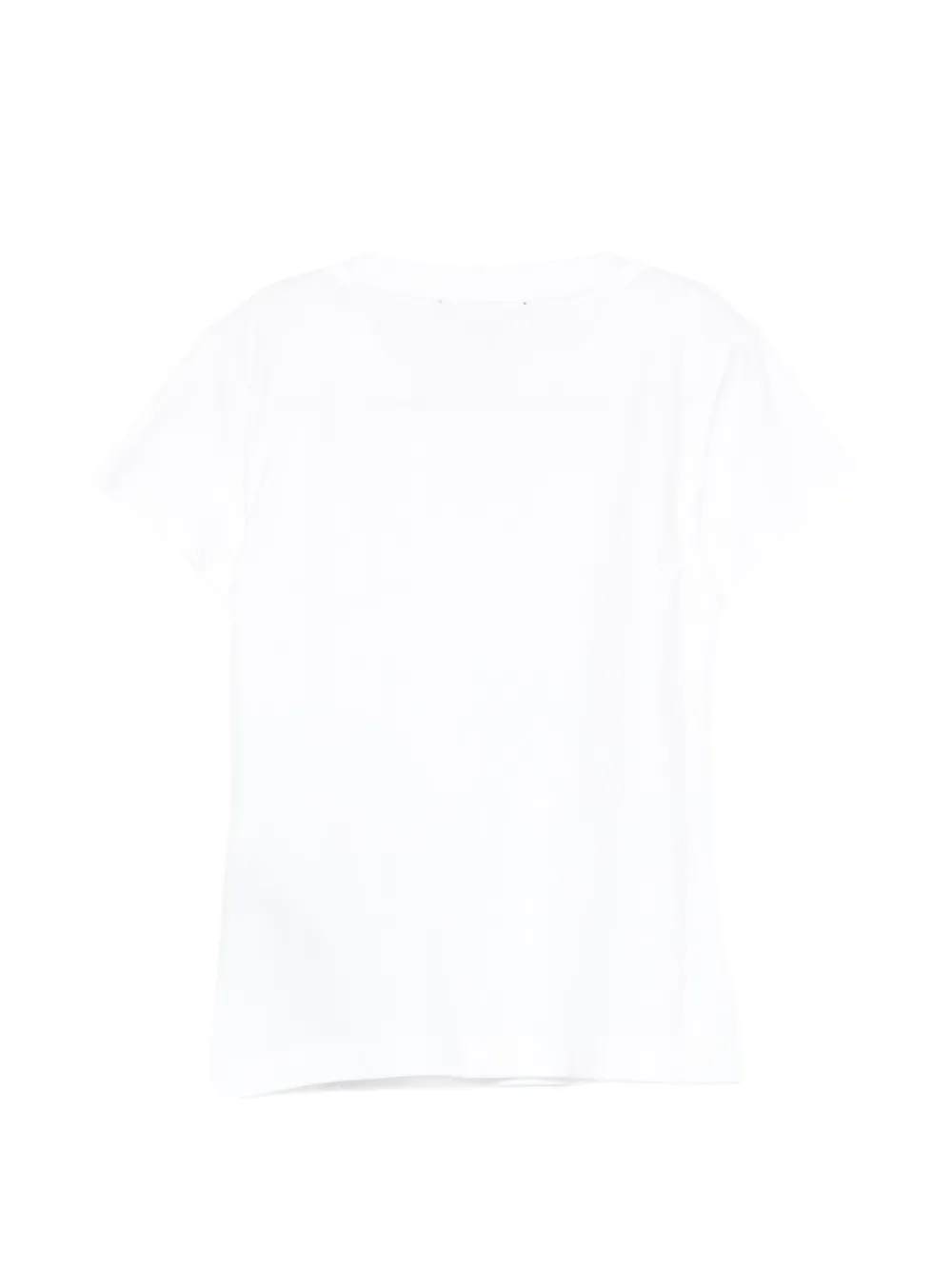 Balmain Kids T-shirt verfraaid met knopen Wit