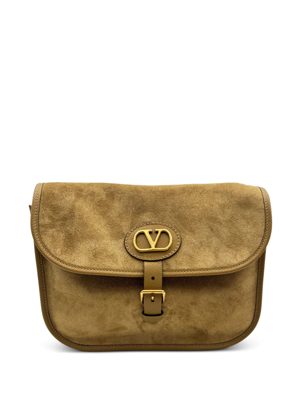 Valentino Garavani Antibes suede shoulder bag - Toni neutri