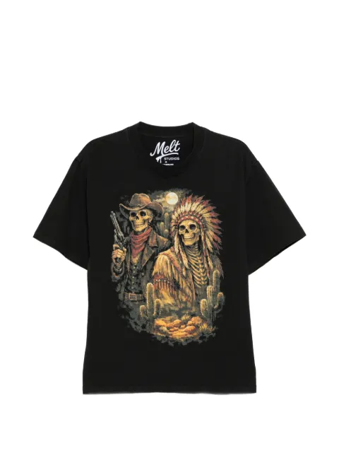Melt graphic-print T-shirt