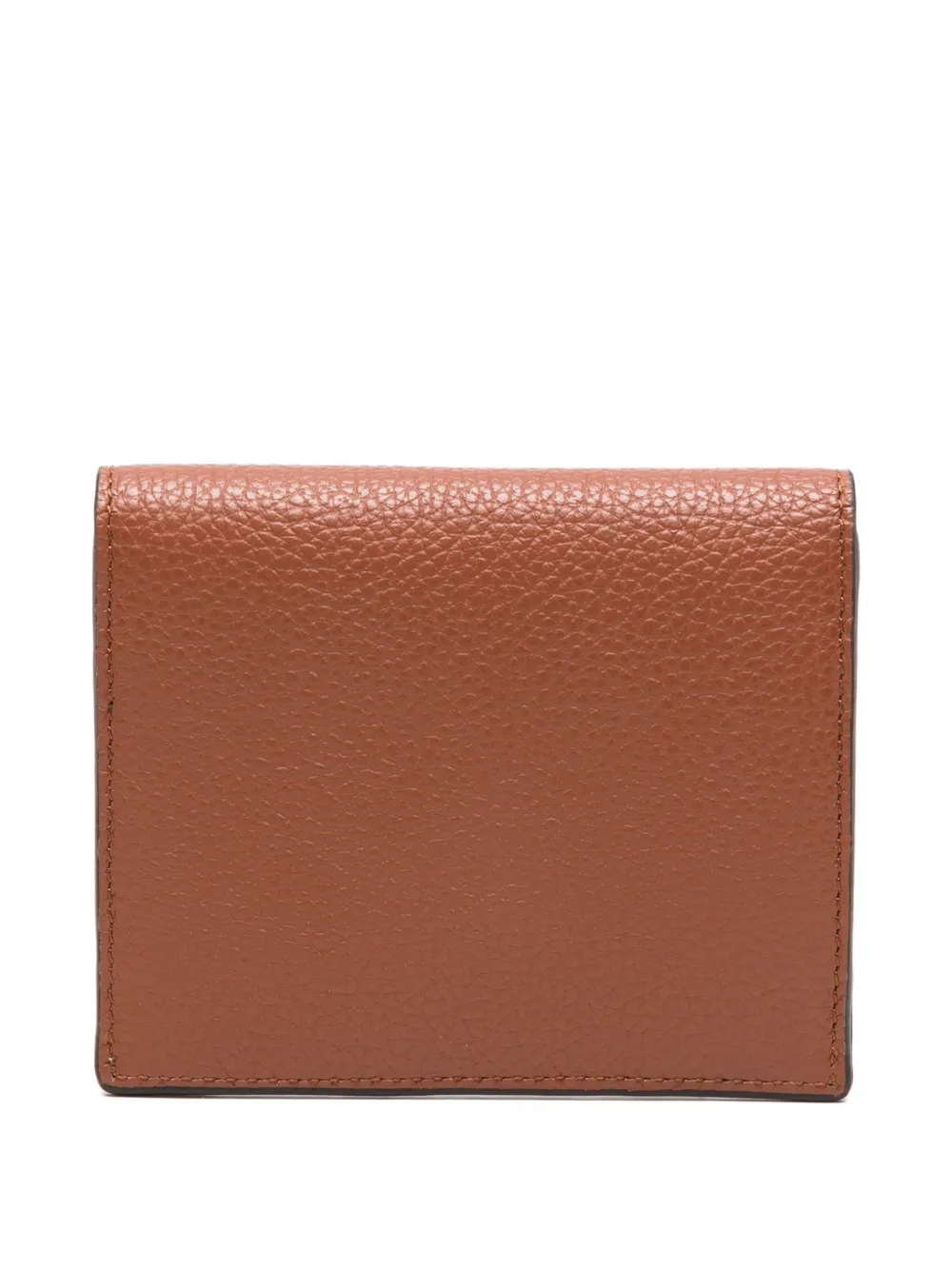  Toteme T-lock Grained Cardholder - Brown 