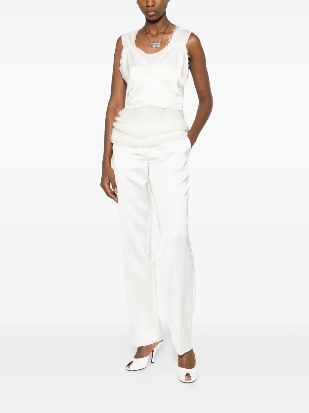 Raw Hem Trousers