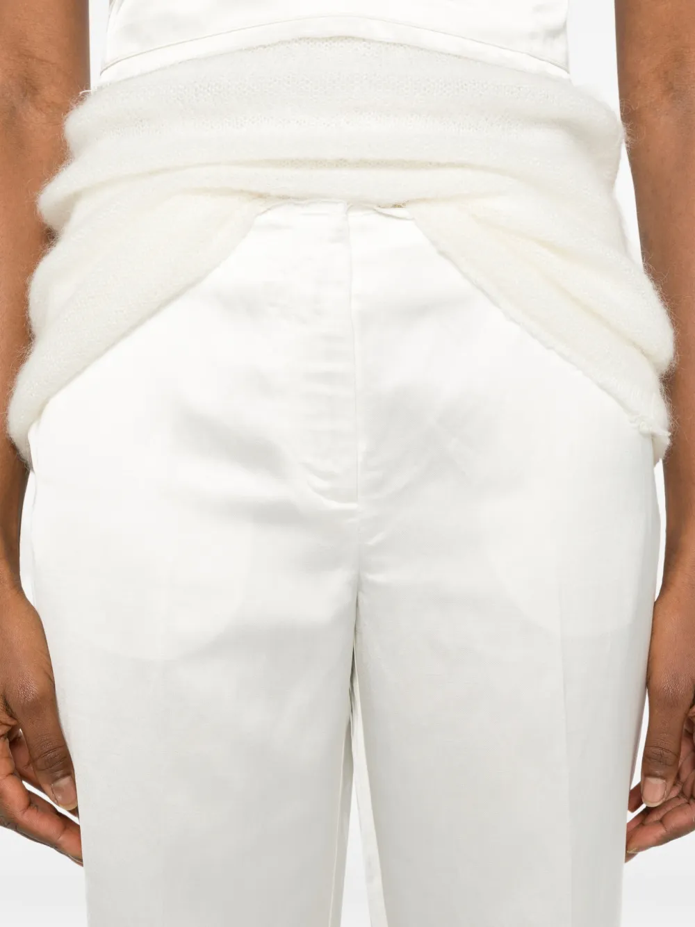 Raw Hem Trousers