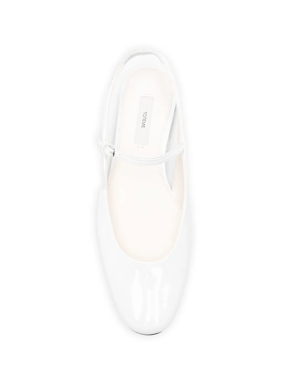 TOTEME Platte slingback pumps Wit