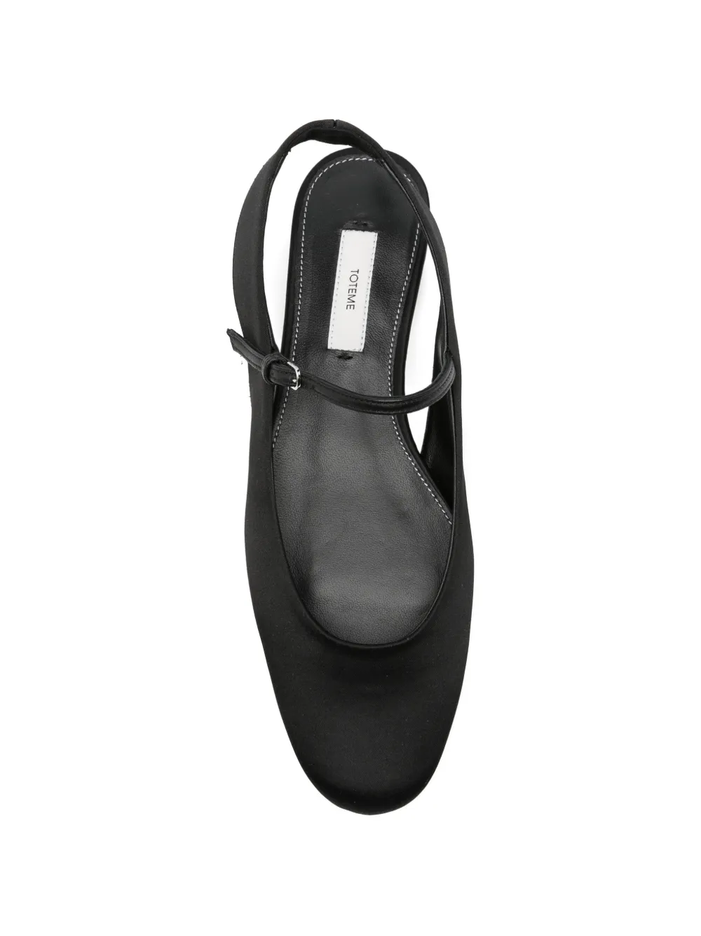 TOTEME Platte slingback pumps Zwart