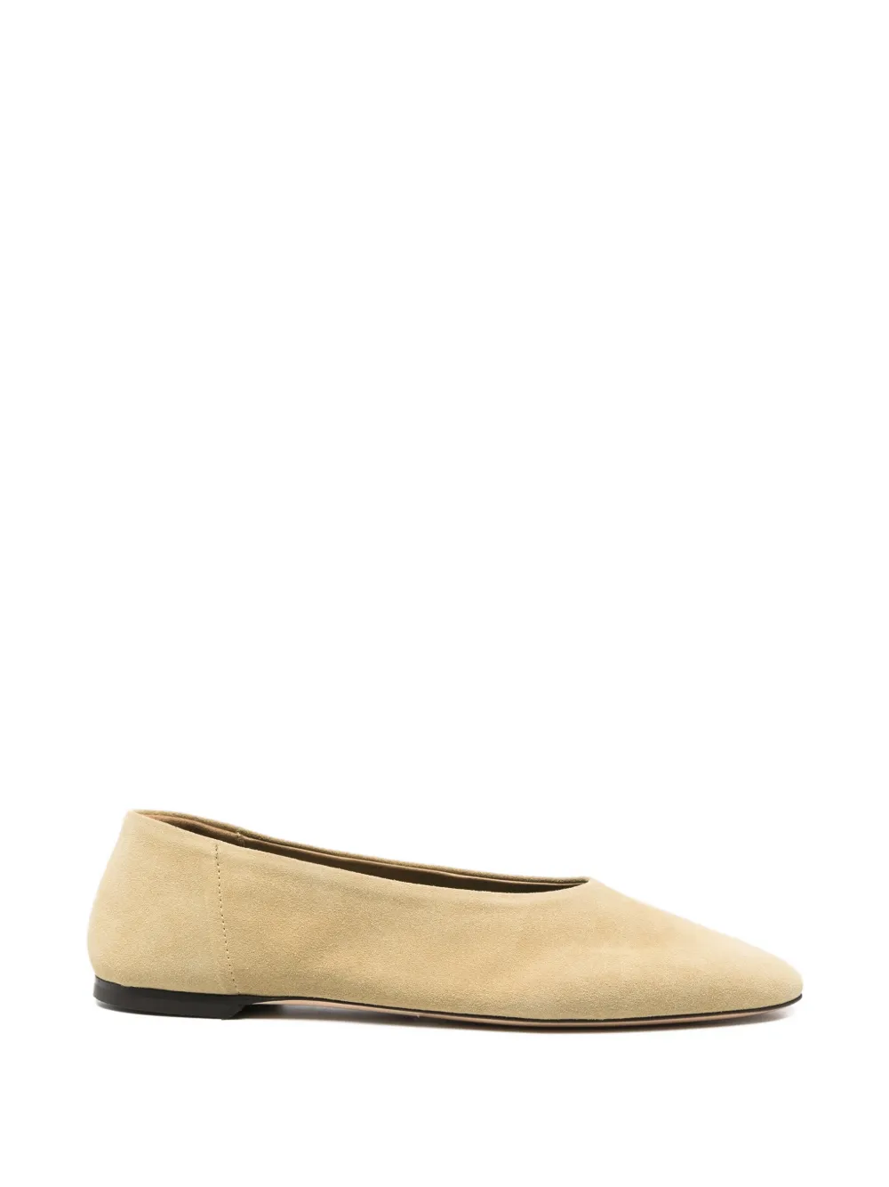 TOTEME suede ballet flats - Nude