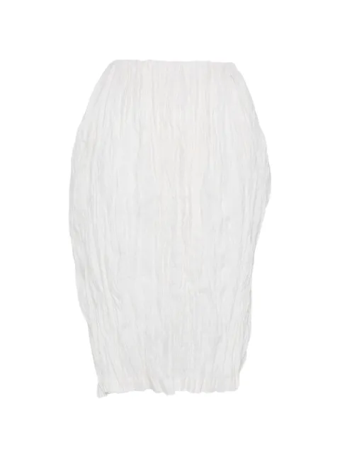 TOTEME — crinkled-effect skirt