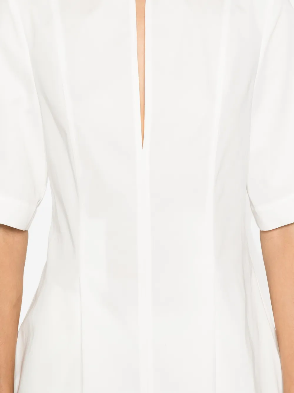 TOTEME shirt met V-hals Wit