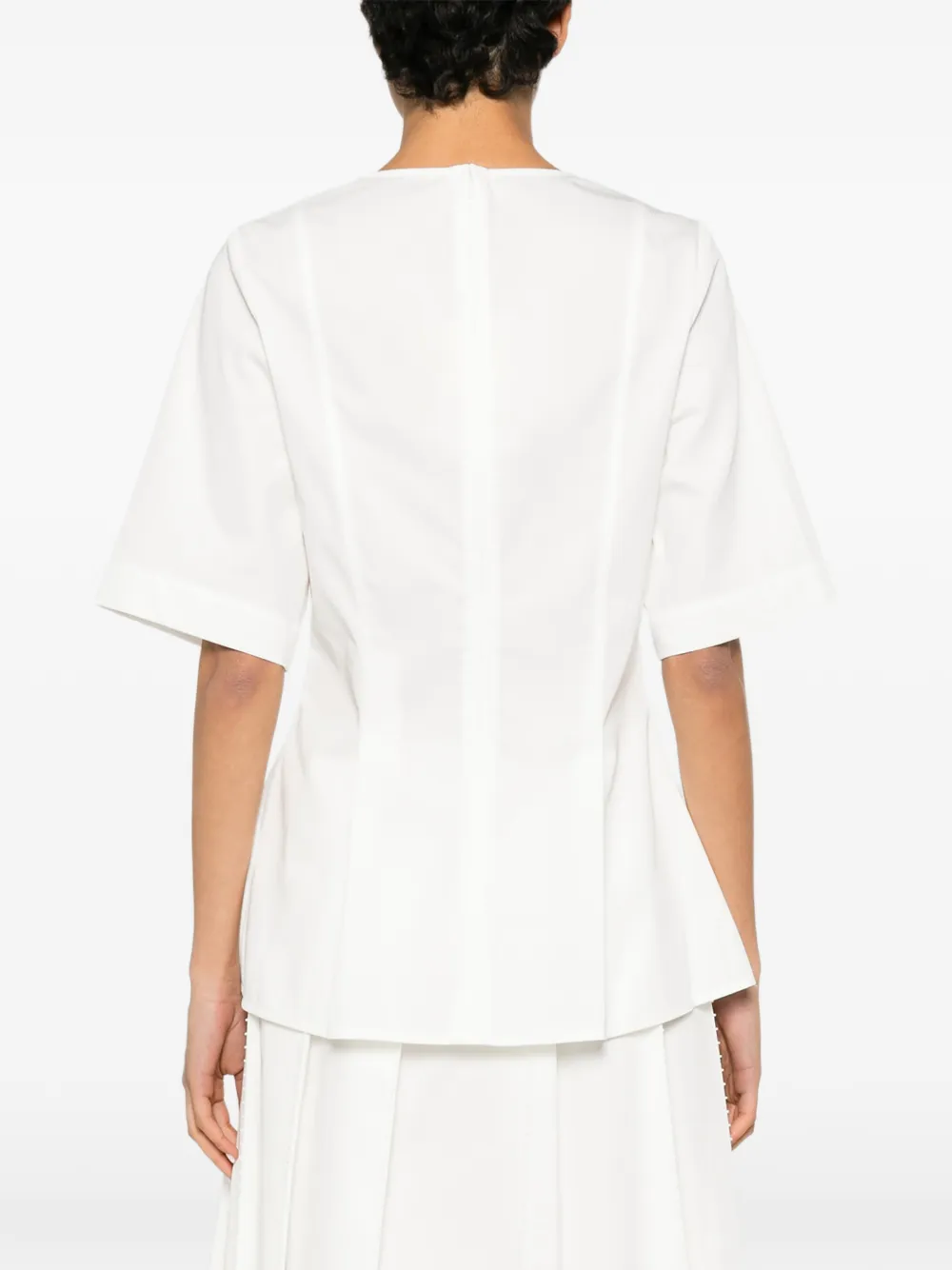 TOTEME shirt met V-hals Wit