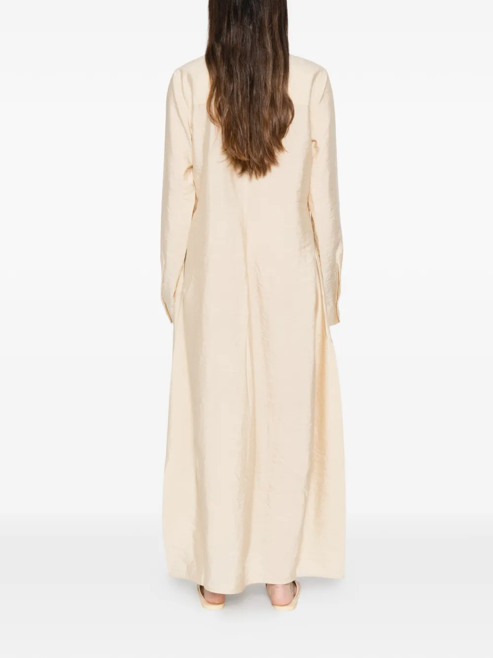 TOTEME Parachute maxi-blousejurk Beige