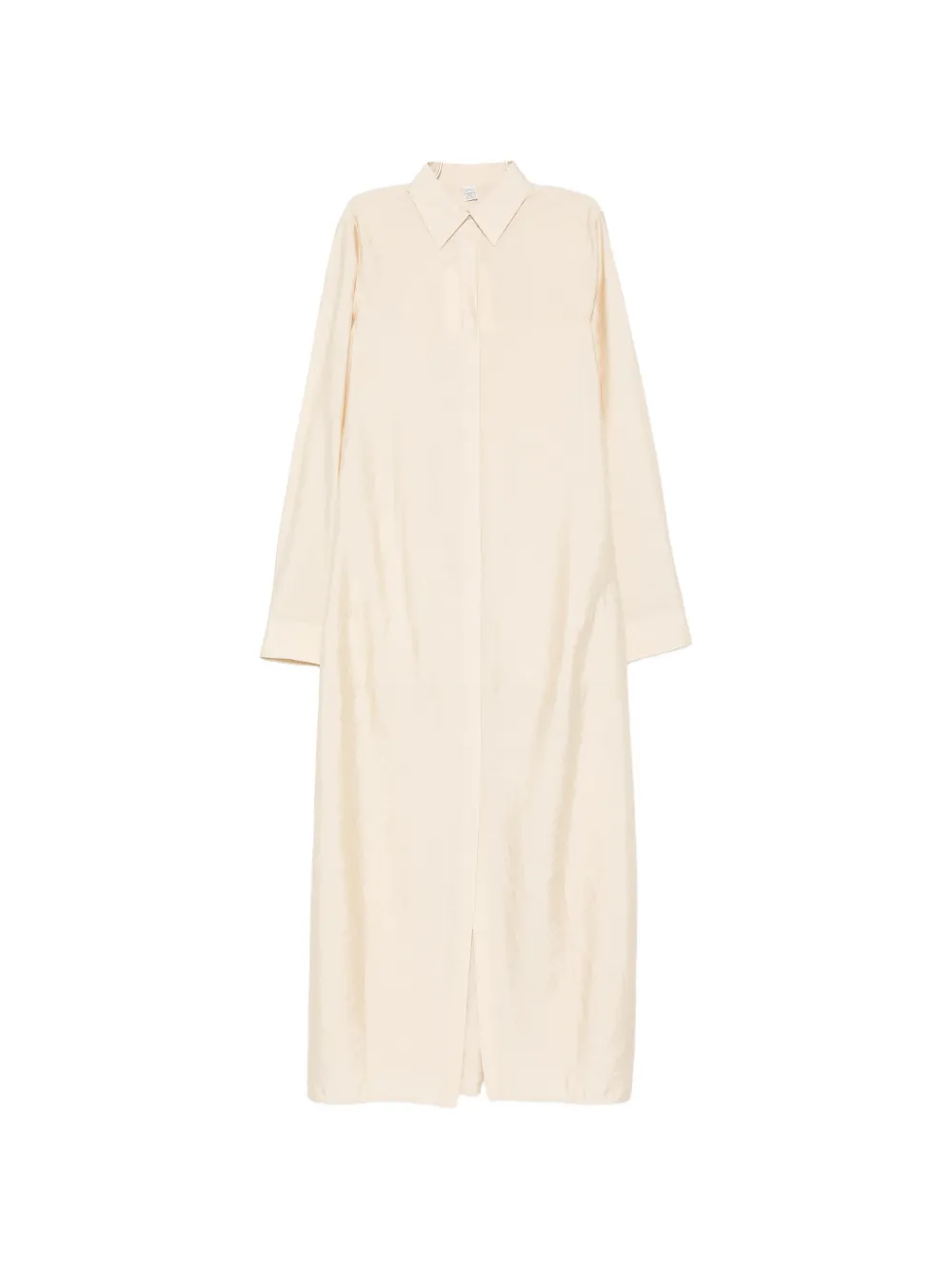 TOTEME parachute shirt maxi dress - Toni neutri