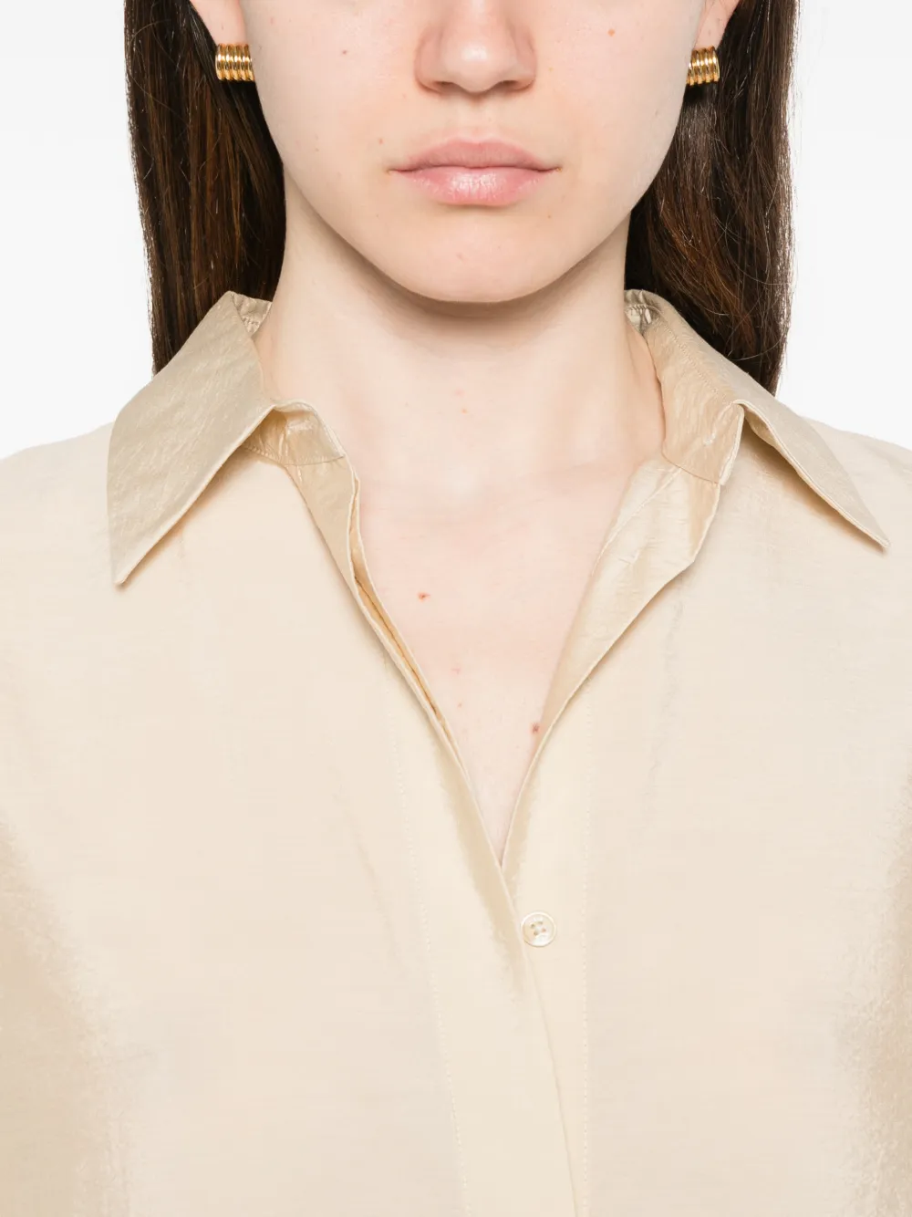 TOTEME Parachute maxi-blousejurk Beige